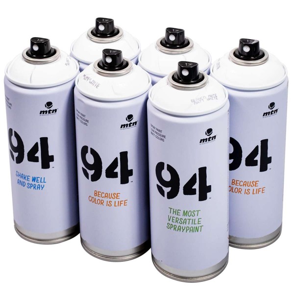 MTN 94 "One Color Sixpack - White" (6x400ml)