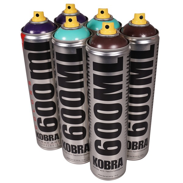 Kobra "Big Paint Multi Color Sixpack - Big Ugly Tones" (6x600ml)