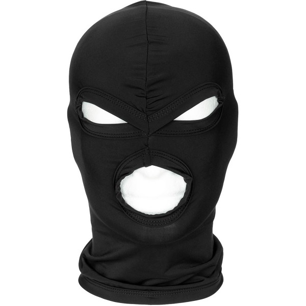 Maske "Balaclava - 3 Loch (dünn)" Elasthan - Black