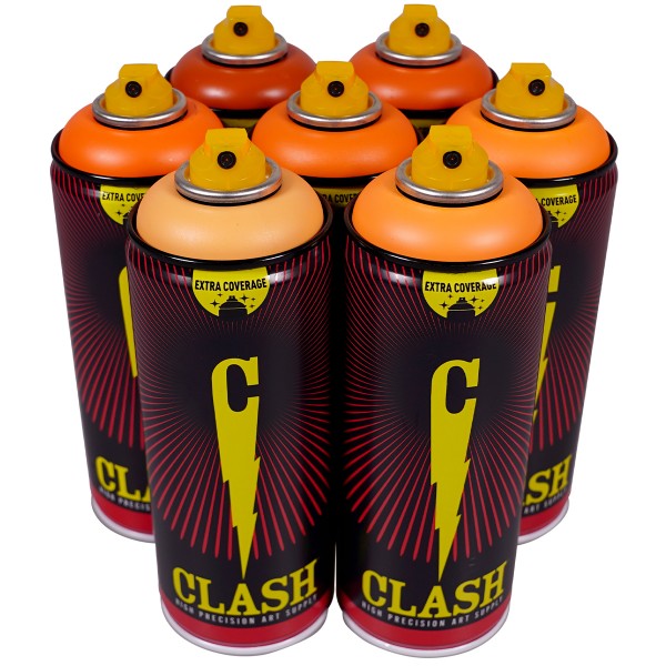 Clash "Color Serie 24" Orange Tones (7x400ml)
