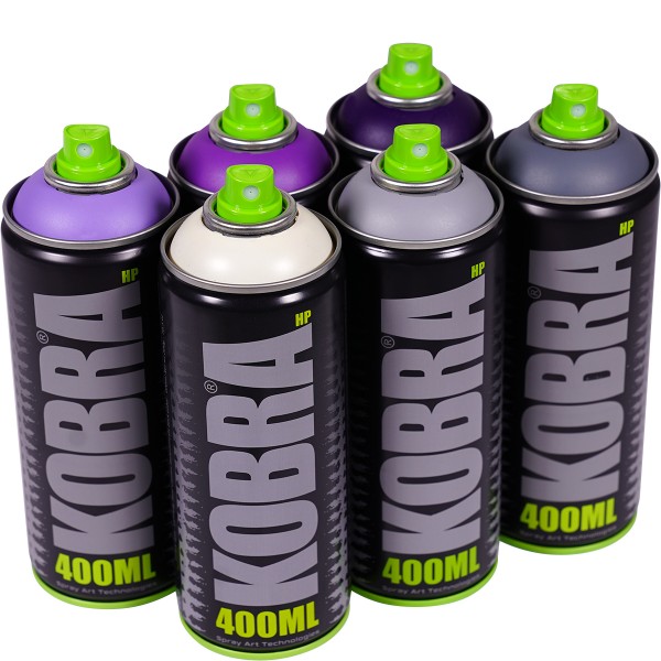 Kobra "New HP Sixpack Blueberry Rock Tones" (6x400ml)