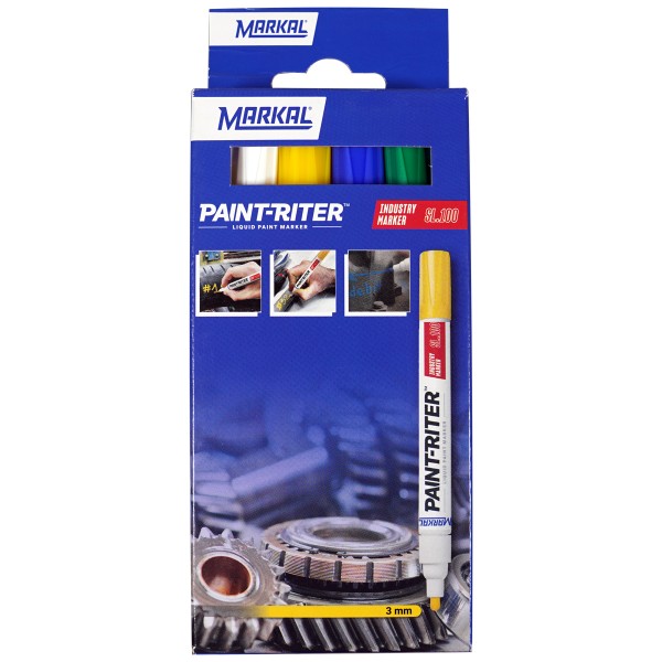 Markal "PAINT-RITER Industry Marker SL.100" - 4er Marker Set 2 (3mm)