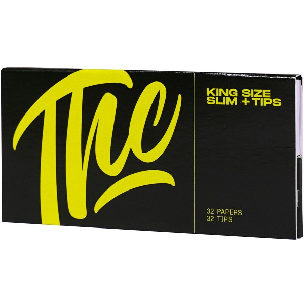 THCREW Papers "King Size Slim + Tips" Kombipack (32 Papers + 32 Tips)