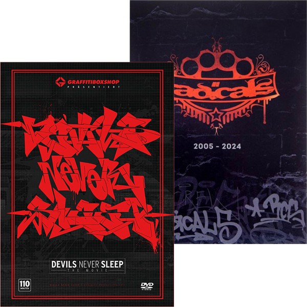 DVD Crewbundle "Devils Never Sleep - The Movie Berlin + USB Radicals 1-3 (Komplette Filmreihe)"