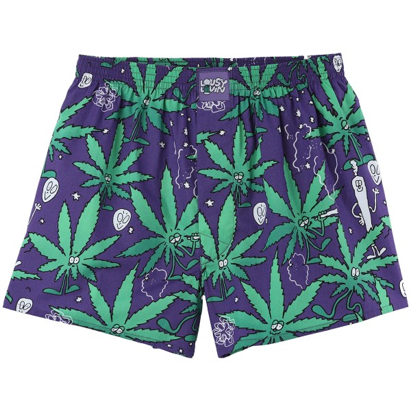 Lousy Livin Boxershorts "Weedy" Purple Haze