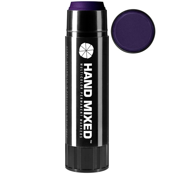 Hand Mixed "Fat King" Solid Marker - Violet (25mm)