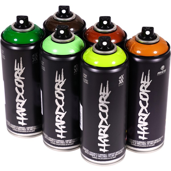 MTN Hardcore 2 "Multi Color Sixpack - Charlie Tones" (6x400ml)