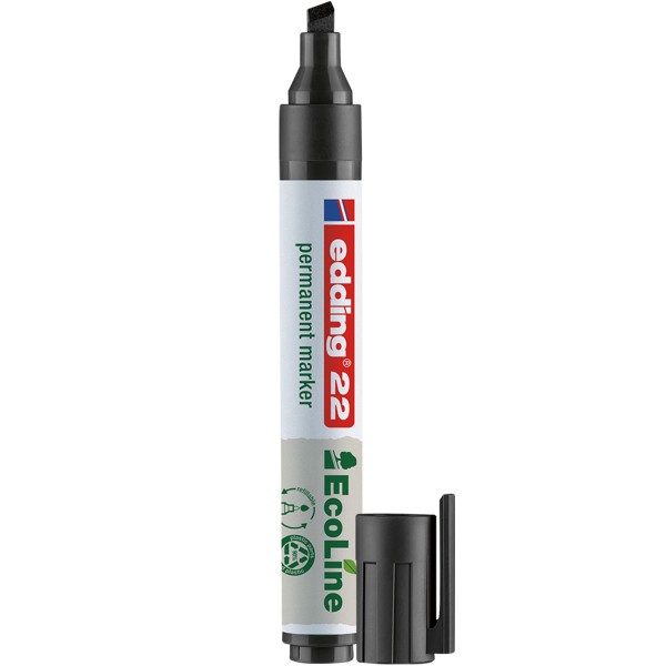 Edding "22" EcoLine Permanentmarker (1-5mm) Black