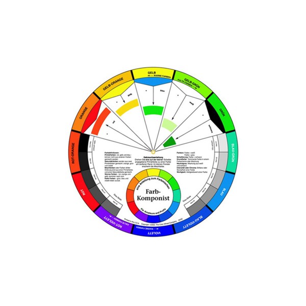 Color Wheel Deutsch "Farbkomponist" Small (13cm)