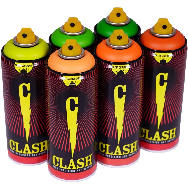 Clash "Paint Multi Color Sixpack Aloha Tones" (6x400ml)