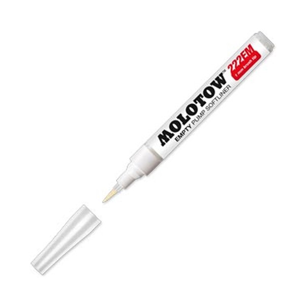 Molotow "222EM" Calligrafx Brush Tip Empty Marker