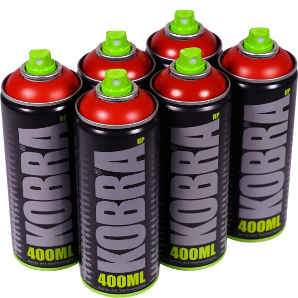 Kobra "New HP Paint One Color Sixpack - TNT 260" (6x400ml)