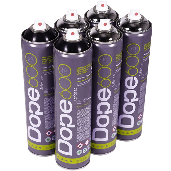 Dope "Action Paint 2.0 Sixpack Basic" Silver Killer (6x600ml)