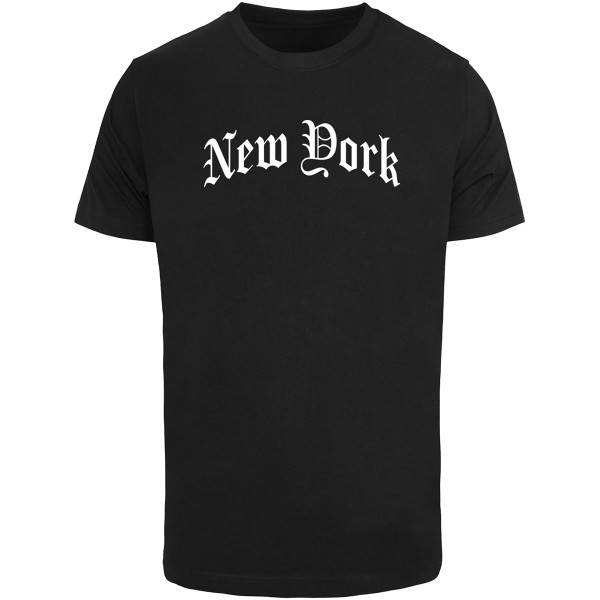 Mister Tee T-Shirt "New York Wording" Black