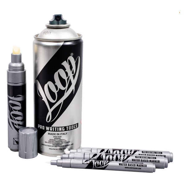 Loop "Water Based Marker Try Out Set - Silver"