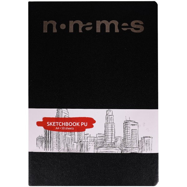 No Name´s "Skizzenbuch" A4 Hochformat 180g/m² (Hardcover 50 Seiten)