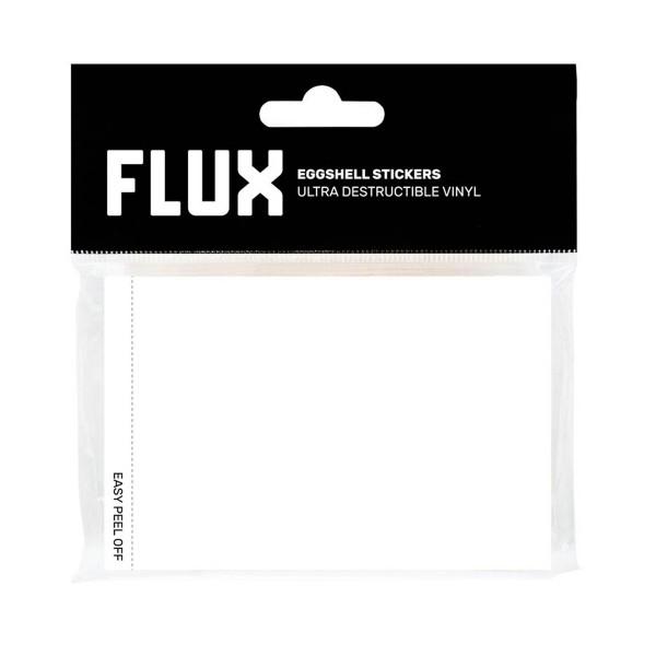 Flux "Eggshell Stickers" White 50 Stk. (7x10cm)