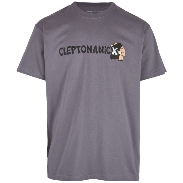 Cleptomanicx Boxy T-Shirt "CEALER" Lava Smoke