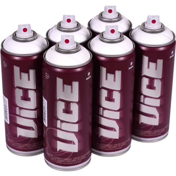 MTN "Vice" Sixpack White Lines R-9010 (6x400ml)