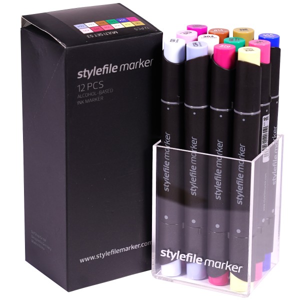 Stylefile Twin Marker "12er Set" Multi 53