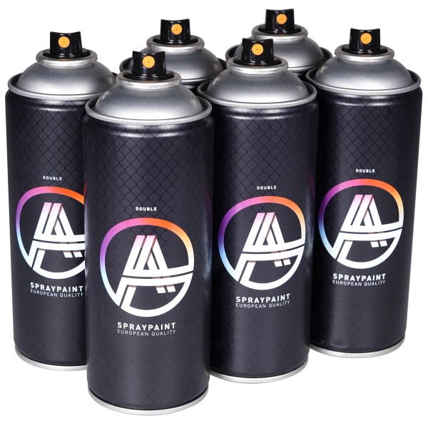 Double A "One Color Sixpack - Chrome" (6x400ml)