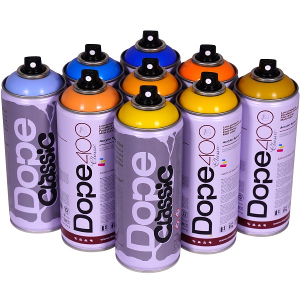 Dope "Classic Paint 9er Paint Box Post Card" (9x400ml)