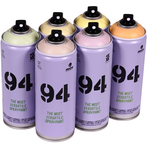 MTN 94 "Multi Color Sixpack - Pastel Sweets Tones" (6x400ml)