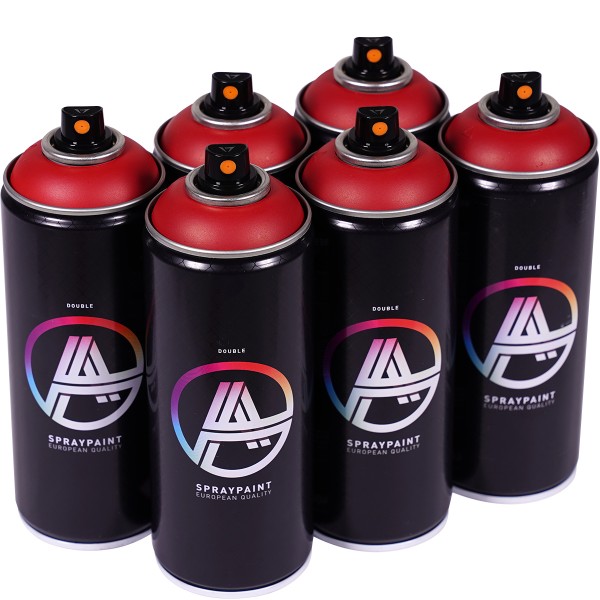 Double A Sixpack "DA-340 Dedicated Red" (6x400ml)