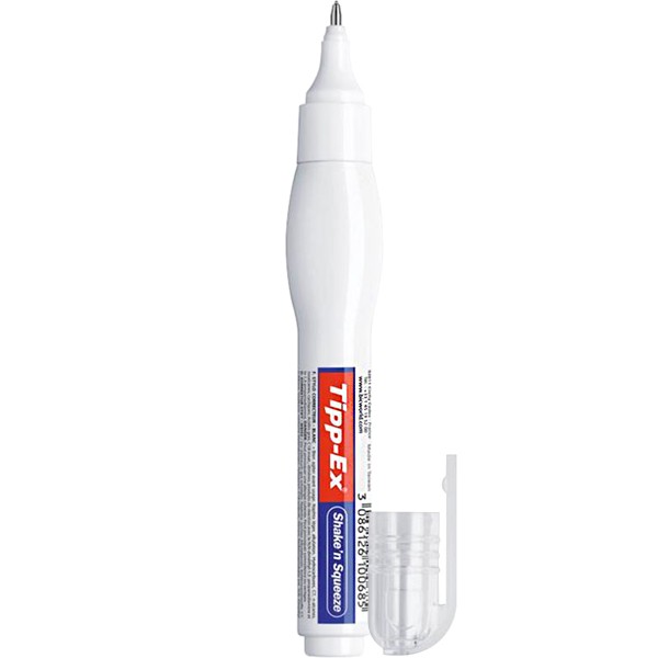 Tipp-Ex "Shake´n Squeeze Correcture Pen" Steelball - White