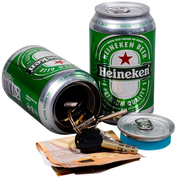 Plastic Fantastic "Dosensafe Heineken" - Geheimversteck
