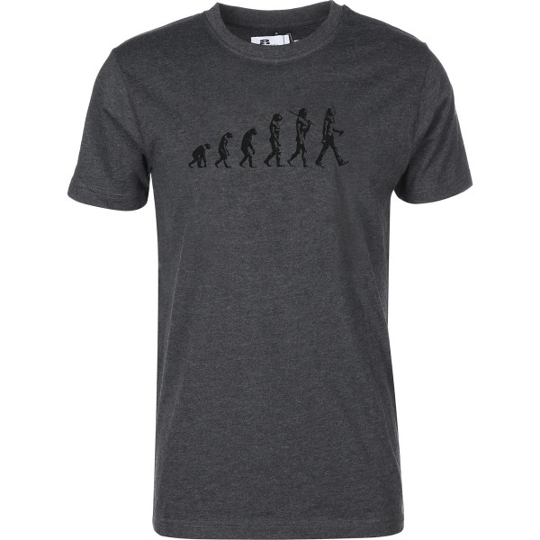 Eight Miles High T-Shirt "Evolution" Heather Grey