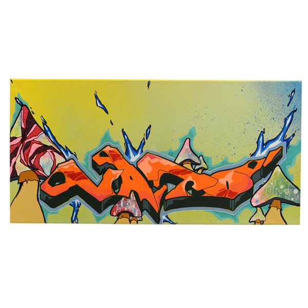 Vato Alice Mushrooms Original 30x60cm Leinwande Kunst Graffitibox Das Berliner Original