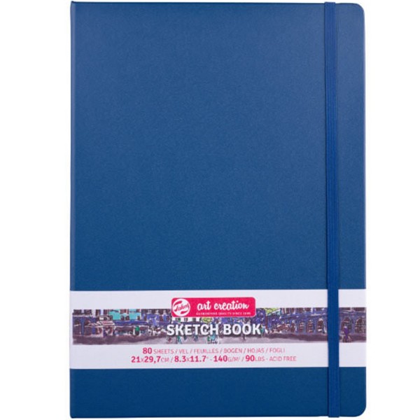 Talens "Art Creation Hardcover Skizzenbuch" (21x30cm) Hochformat - Marineblau