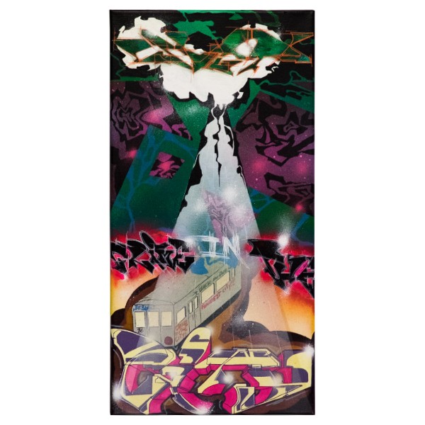 "Soct - Crime in the City (Original)" 30x60cm