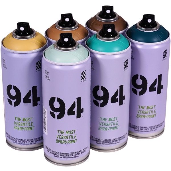 MTN 94 "Multi Color Sixpack - Wood & Mint Tones" (6x400ml)