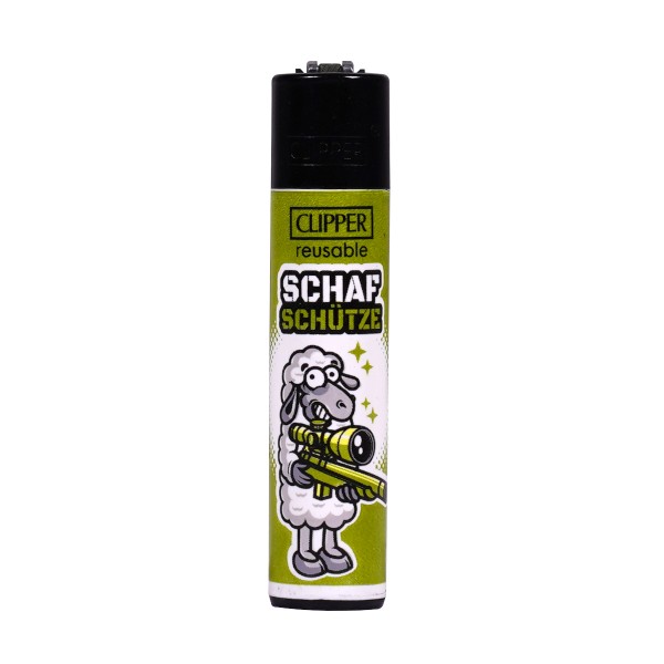 Clipper Feuerzeug "Schafschütze"