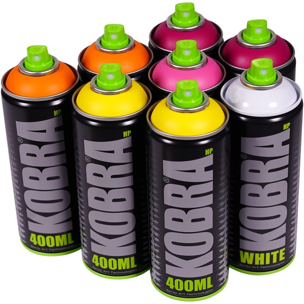 Kobra "New HP 8er Set - Sweet & Hot Tones" (8x400ml)