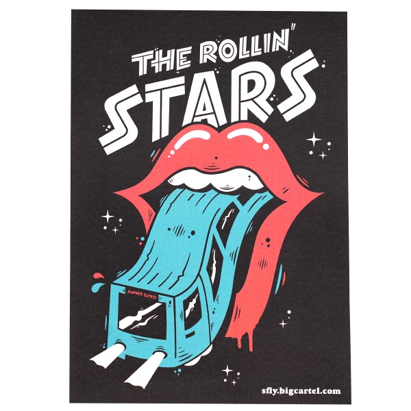 Super Deal "The Rollin´ Stars" S-Fly Sticker (10,5x14,5cm)