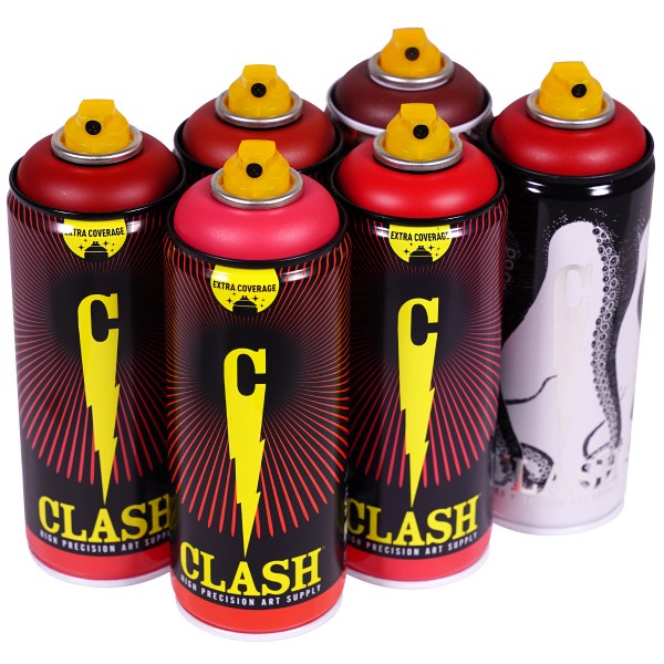 Clash "Paint Multi Color Sixpack Hell Tones" (6x400ml)