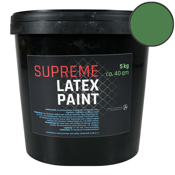 Supreme "Latex Paint" 5kg Strong Verdigis