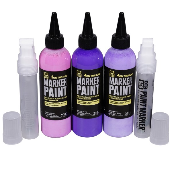 OTR.902 "Marker Paint 3+2 Set 5" 200ml (5 Teile)