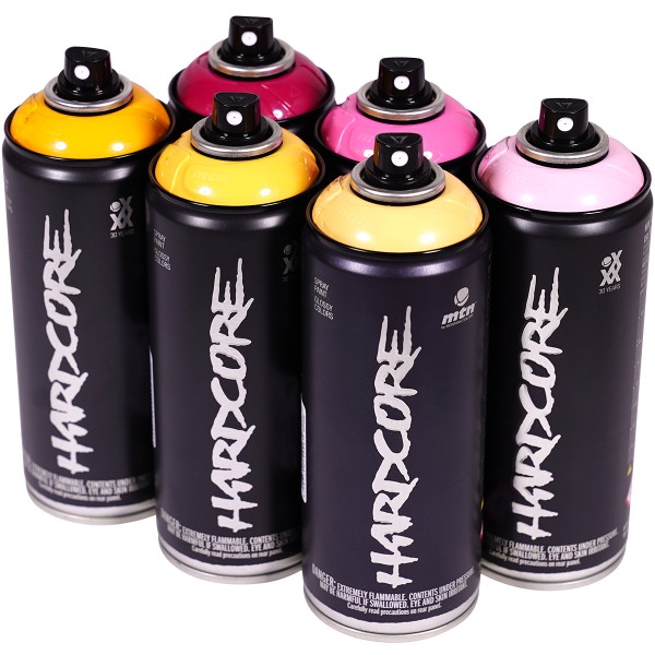 MTN Hardcore 2 "Multi Color Sixpack - June Tones" (6x400ml)