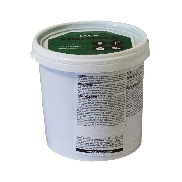 Dope Acryl Premium Wandfarbe "The Wall 1L" Green