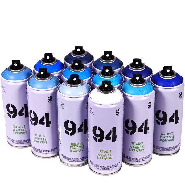 MTN 94 "12er Paint Box - Azure Tones" (12x400ml)