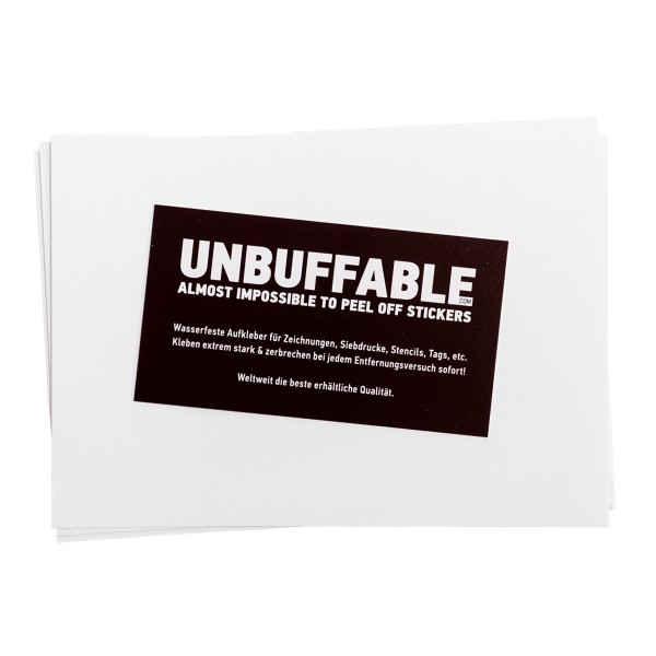 Stickerpack "Unbuffable Sticker - M (10x14cm)" (6 Stk.)