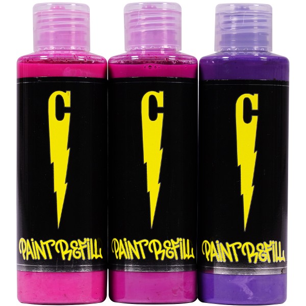 Clash "Paint Refill" 3er Set Magenta/Purple/Quasar