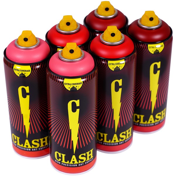 Clash "Paint Multi Color Sixpack Burning Tones" (6x400ml)