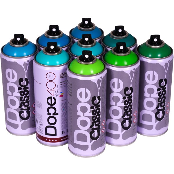 Dope "Classic Paint 9er Paint Box Orinoco" (9x400ml)
