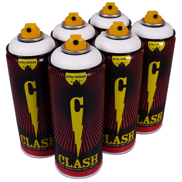 Clash "Six Pack " White (6x400ml)