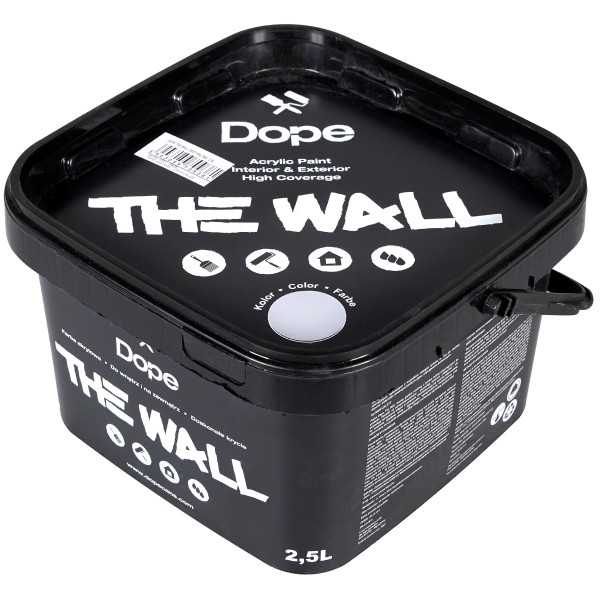 Dope Acryl Premium Wandfarbe "The Wall 2,5L" Grey